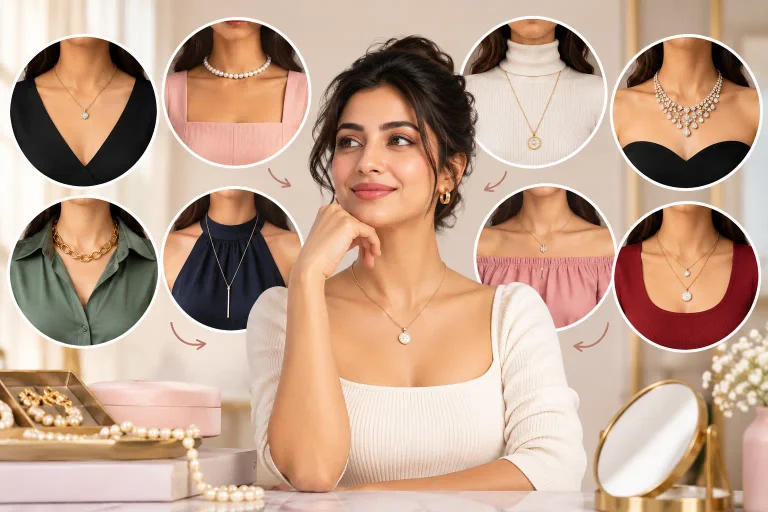 Neckline के हिसाब से Perfect Necklace कैसे चुनें?