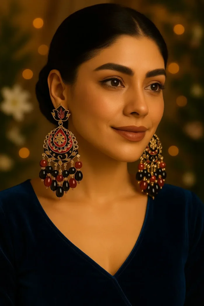 Double Pearl Combination Earrings