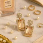 Latest Crystal Earrings For Women and Girls