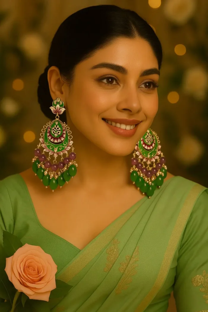 Double Pearl Combination Earrings