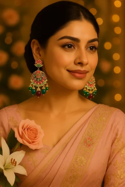 Double Pearl Combination Earrings