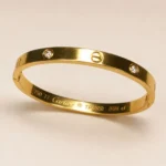 Elegant gold plated crystal bracelet for women by Mellafex